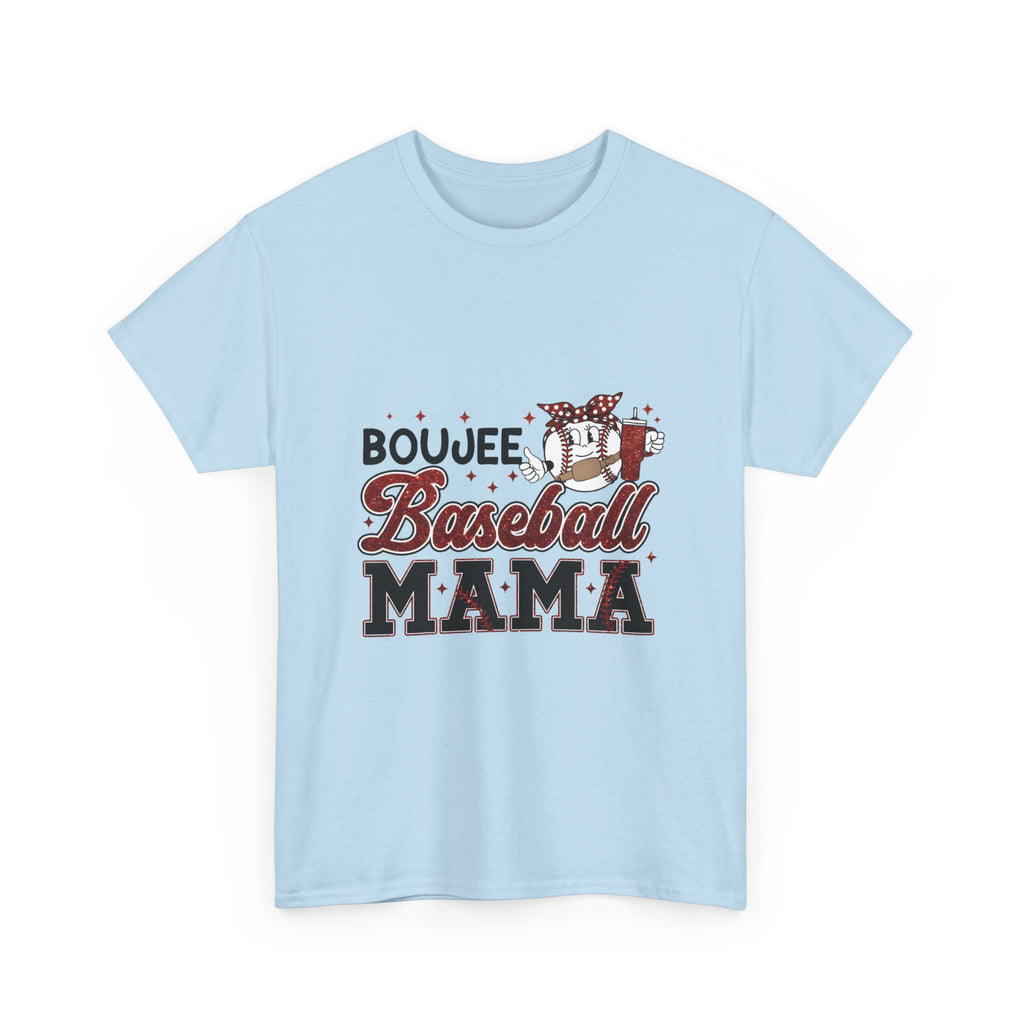 Boujee Baseball Mama T-Shirt – Cute Mom Graphic Tee for Baseball Moms