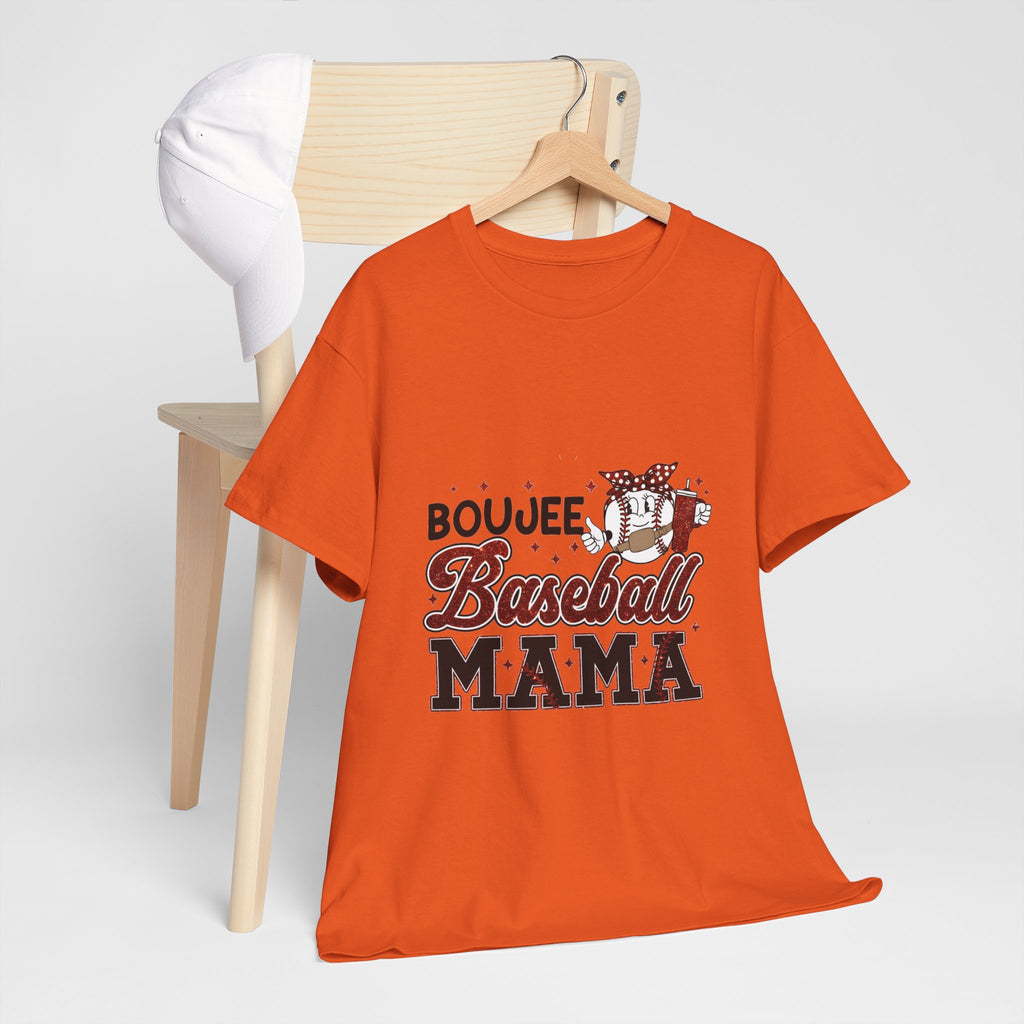 Boujee Baseball Mama T-Shirt – Cute Mom Graphic Tee for Baseball Moms