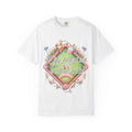 Baseball Field Floral T-Shirt — "My Heart's on That Field"