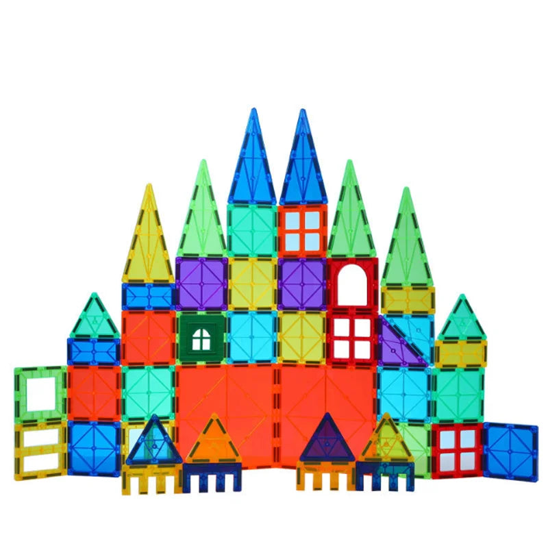 Magnetic Tiles Toddler Toys Magnetic Building Blocks for Kids STEM Educational Toys for Girls & Boys Chritmas Gift