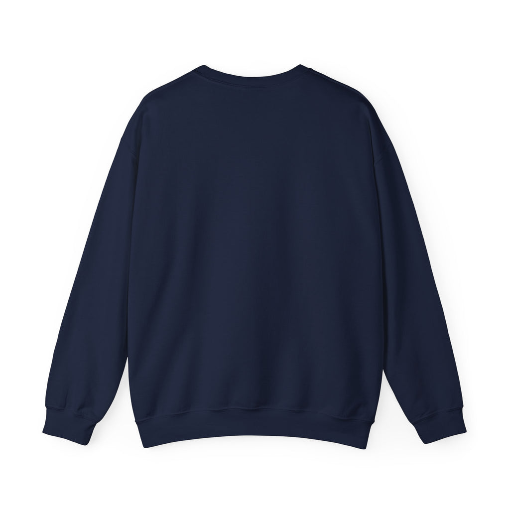 Game Day Cheerleader Sweatshirt — Pink & Blue Donut Bow Crewneck