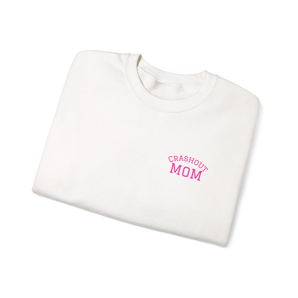 Crewneck Sweatshirt — “Just a Tinder Swiper Short Type of Mom” Funny Mom Graphic