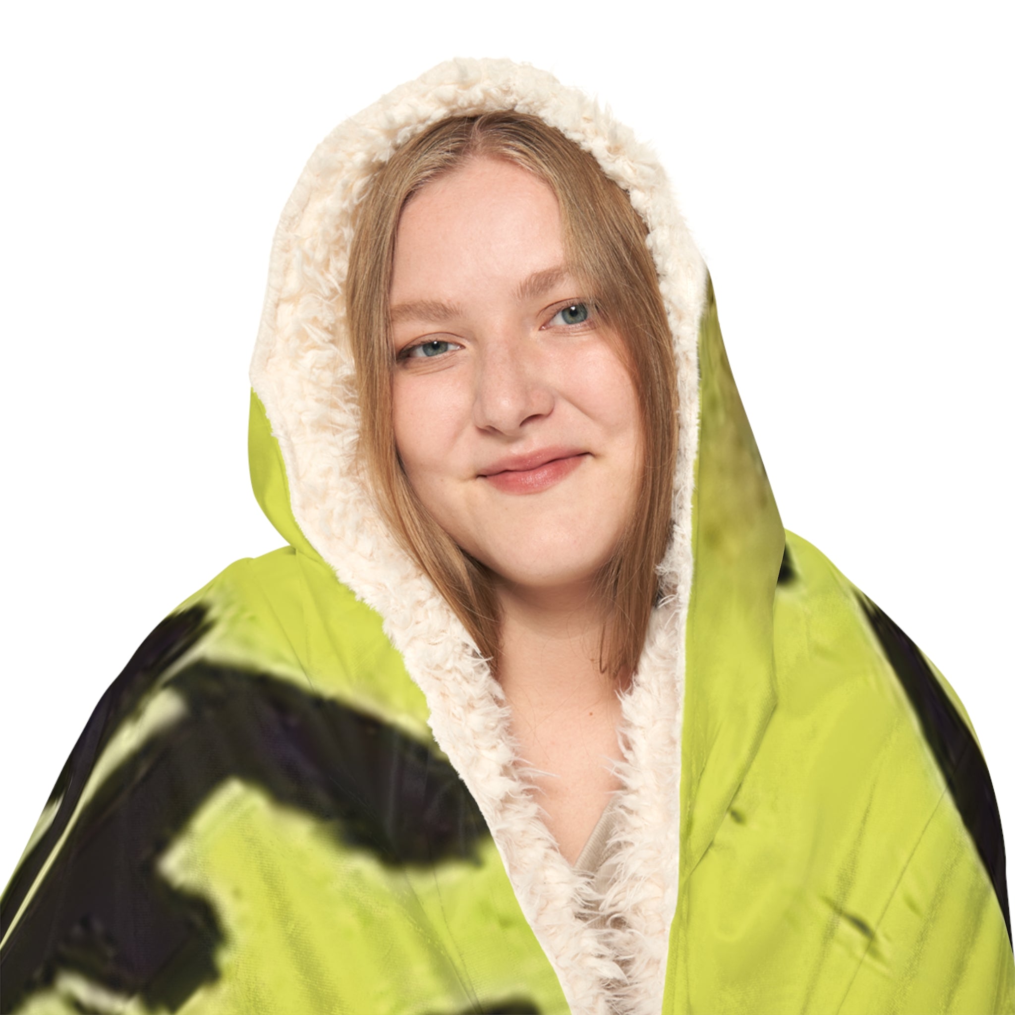 Hooded Snuggle Blanket — "Rub Some Dirt On It" Soft Baseball-Themed Throw