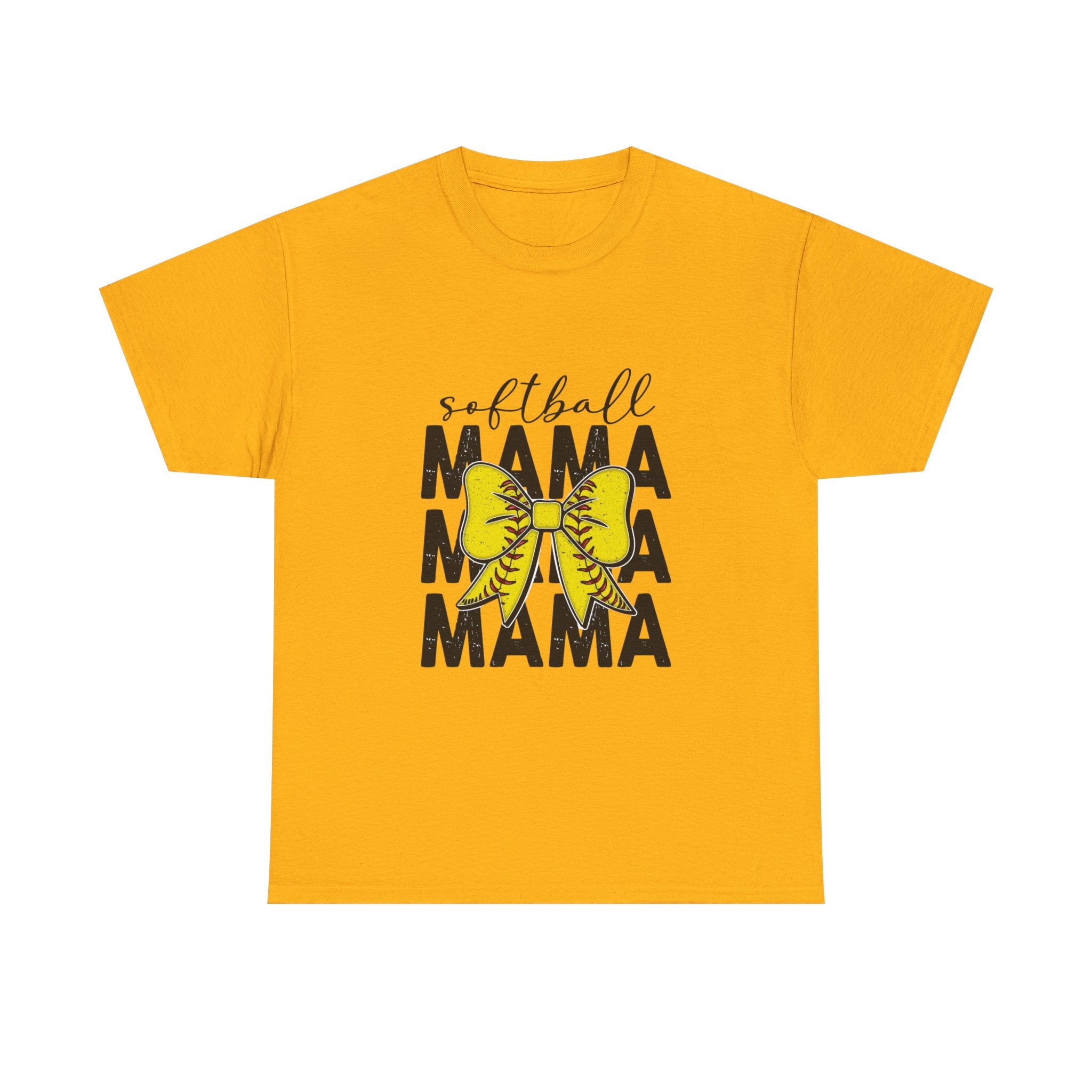 Softball Mama T-Shirt – Yellow Glove Mom Tee