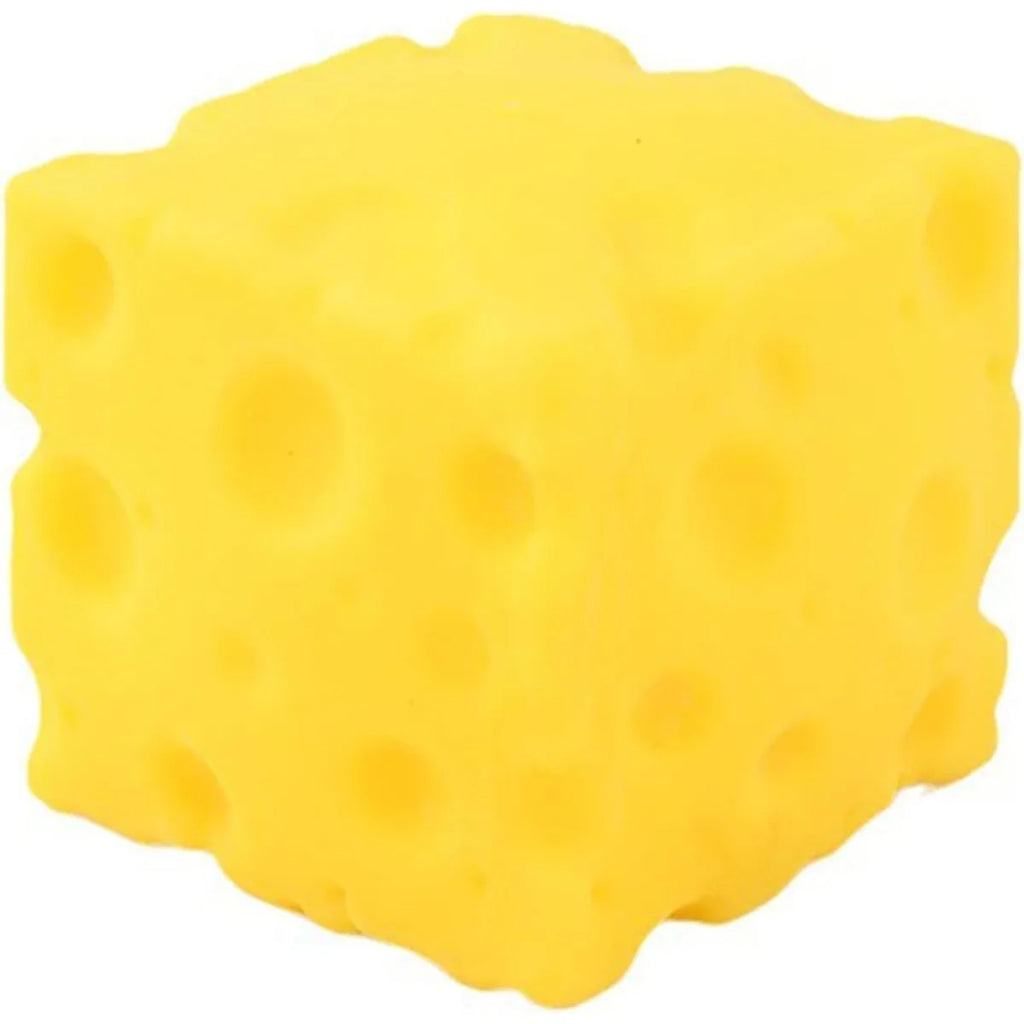 Cheese Stress Ball Squishy Toy Soft Squeeze Rebounding Sensory Toy ADHD Toy Office Desk Stress Relief Food Theme Bulk Wholesale