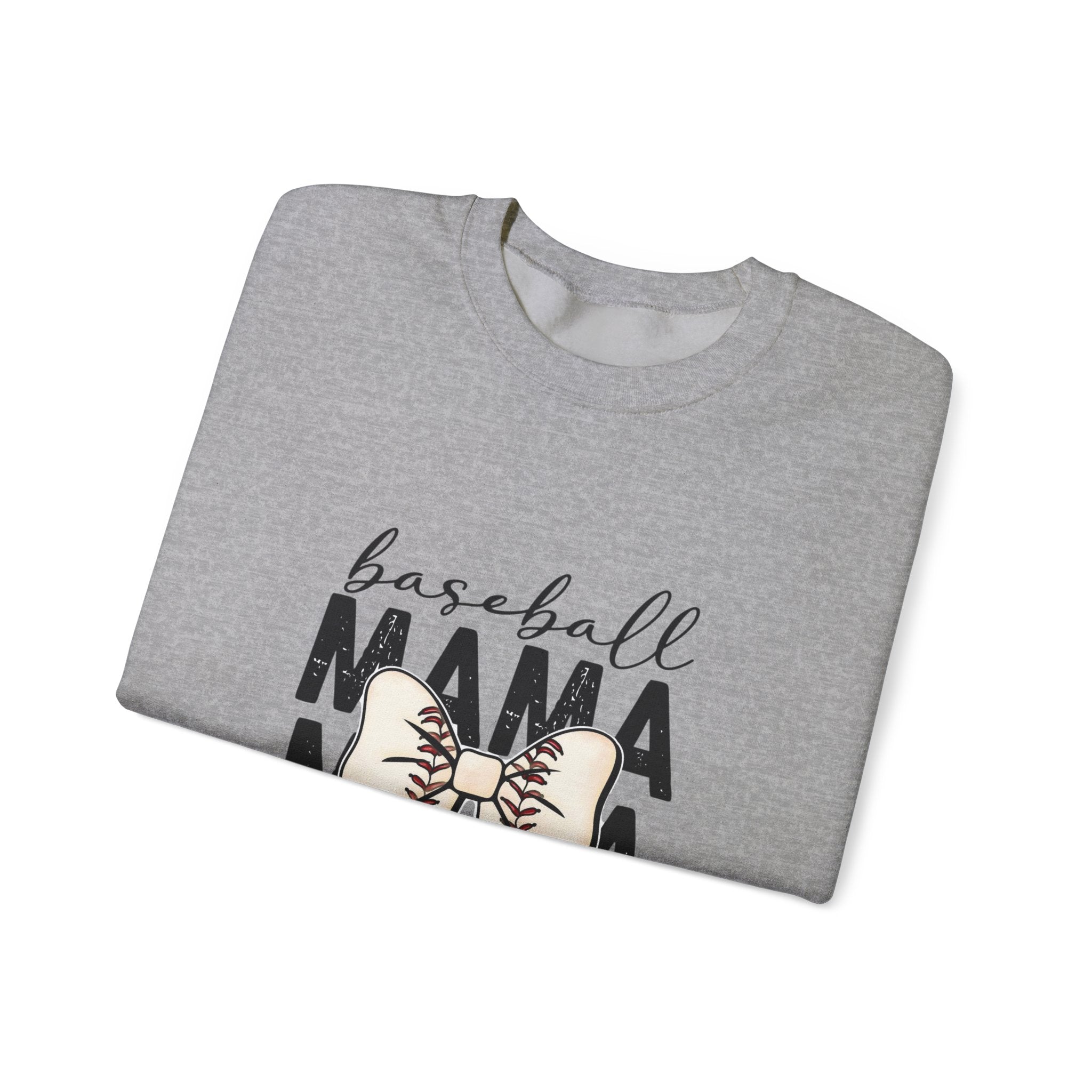 Baseball Mama Sweatshirt – Mom Team Spirit Crewneck