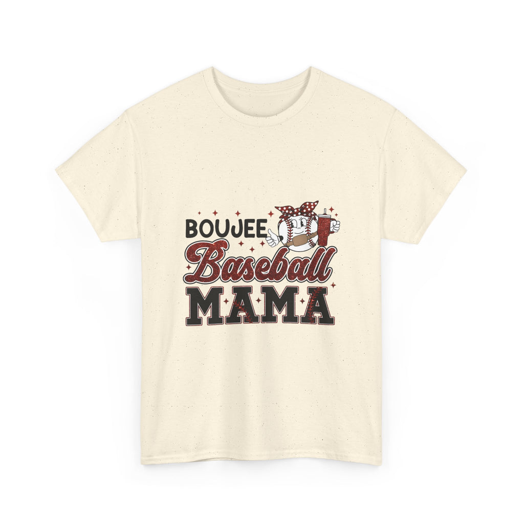 Boujee Baseball Mama T-Shirt – Cute Mom Graphic Tee for Baseball Moms