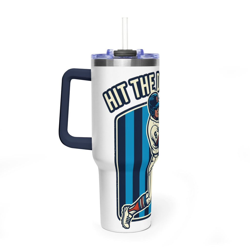 40oz Baseball Tumbler – “Hit the Dang Ball” Vacuum Insulated Travel Mug