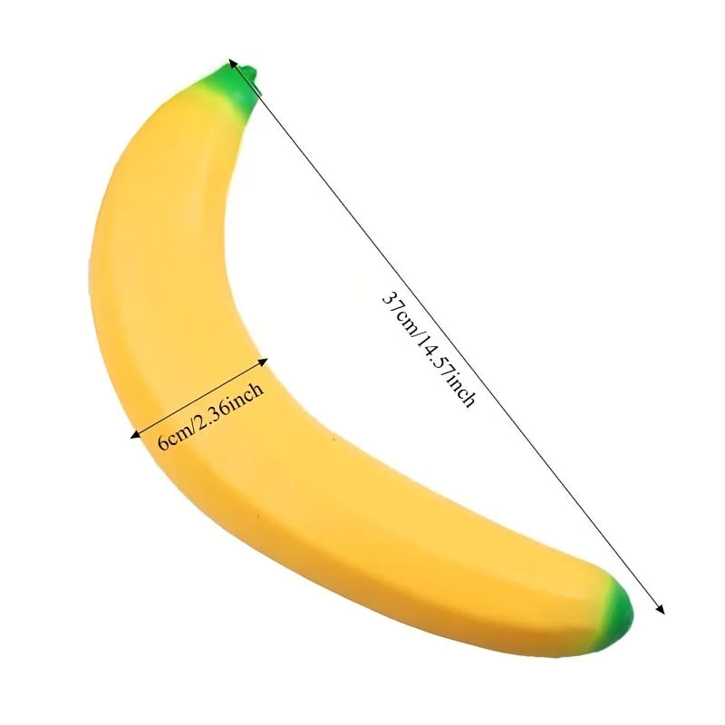 Giant Banana Squishy Toy  Banana Squeeze Toy Squishy Stress Relief Fidget Toy Slow Rising Desk Accessory for Adults Gifts